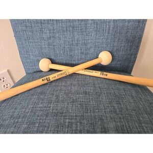 Vic Firth Corpsmaster MB2-H‎ Bass Drum Mallets Hickory Marching Percussion Pair